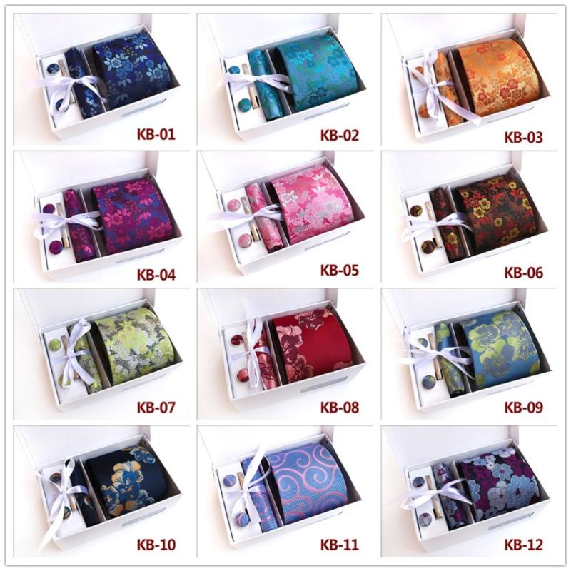 Bow Ties Men Accessories Neck Tie Set Wedding Party Floral Pocket Handkerchief Cuff Links Clip Gift Box
Bow Ties Men Accessories Neck Tie Set Wedding Party Floral Pocket Handkerchief Cuff Links Clip Gift Box