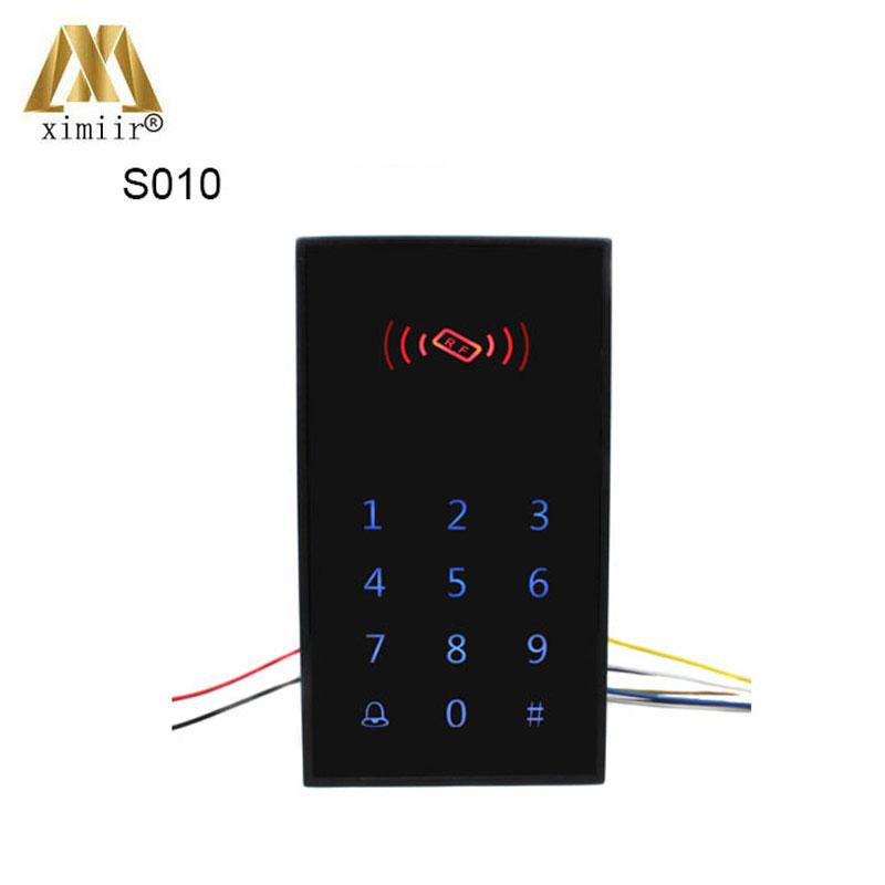 Biometric proximity card access control reader with touch keypad S010 wiegand access controller optional EM or IC card reader
Biometric proximity card access control reader with touch keypad S010 wiegand access controller optional EM or IC card reader
