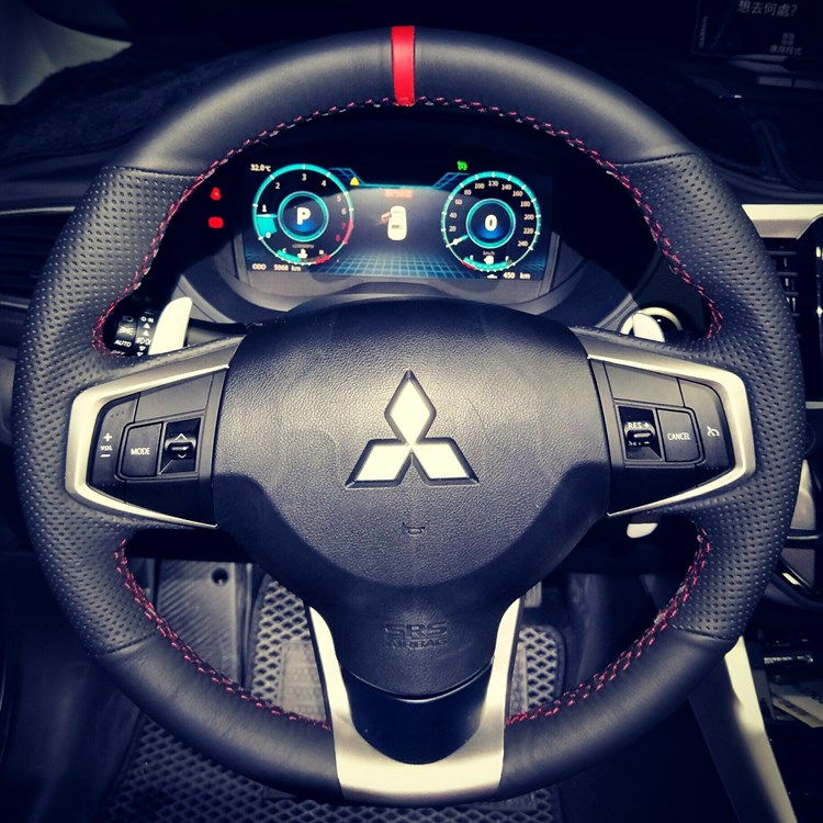 DIY custom leather hand sew steering wheel cover For Mitsubishi ASX lancer Outlander Pajero v7 non-slip comfortable
DIY custom leather hand sew steering wheel cover For Mitsubishi ASX lancer Outlander Pajero v7 non-slip comfortable