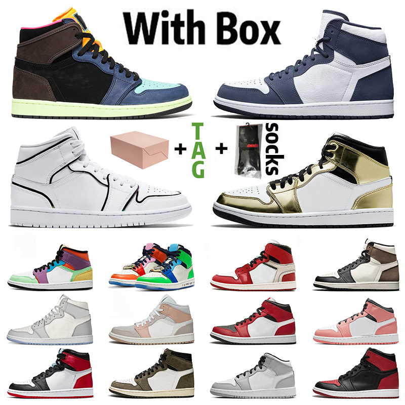 With Box Stock Jumpman x 1 Mens Womens Basketball shoes 1s White off Mid Milan High Satin\r\r TOKYO BIO HACK sneakers, D11 36-46 court purple
With Box Stock Jumpman x 1 Mens Womens Basketball shoes 1s White off Mid Milan High Satin\r\r TOKYO BIO HACK sneakers, D11 36-46 court purple