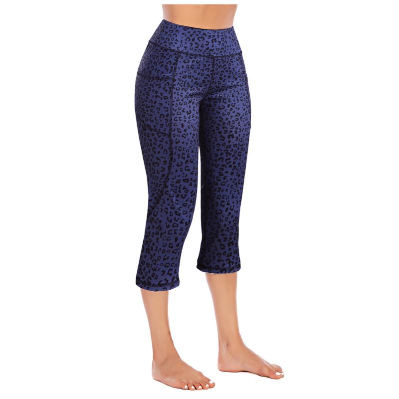 High Waist Stretch Strethcy Yoga Pants Women' Pocket Hip-lift High-waist Printed Sport Trousers Cropped Fitness Leggings #4, Blue
High Waist Stretch Strethcy Yoga Pants Women' Pocket Hip-lift High-waist Printed Sport Trousers Cropped Fitness Leggings #4, Blue