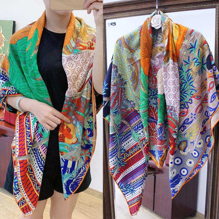 Pure Silk Cashmere Square Scarf Scarves for ladies shawl Sun Printed Pashimina Design Handrolled Hem
Pure Silk Cashmere Square Scarf Scarves for ladies shawl Sun Printed Pashimina Design Handrolled Hem