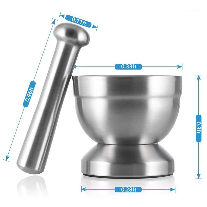 New Stainless Steel Mortar And Pestle, Spice Grinder, Pesto Grinder With Lid For Crushing Abrasive, With Non-Slip Base, C1
New Stainless Steel Mortar And Pestle, Spice Grinder, Pesto Grinder With Lid For Crushing Abrasive, With Non-Slip Base, C1
