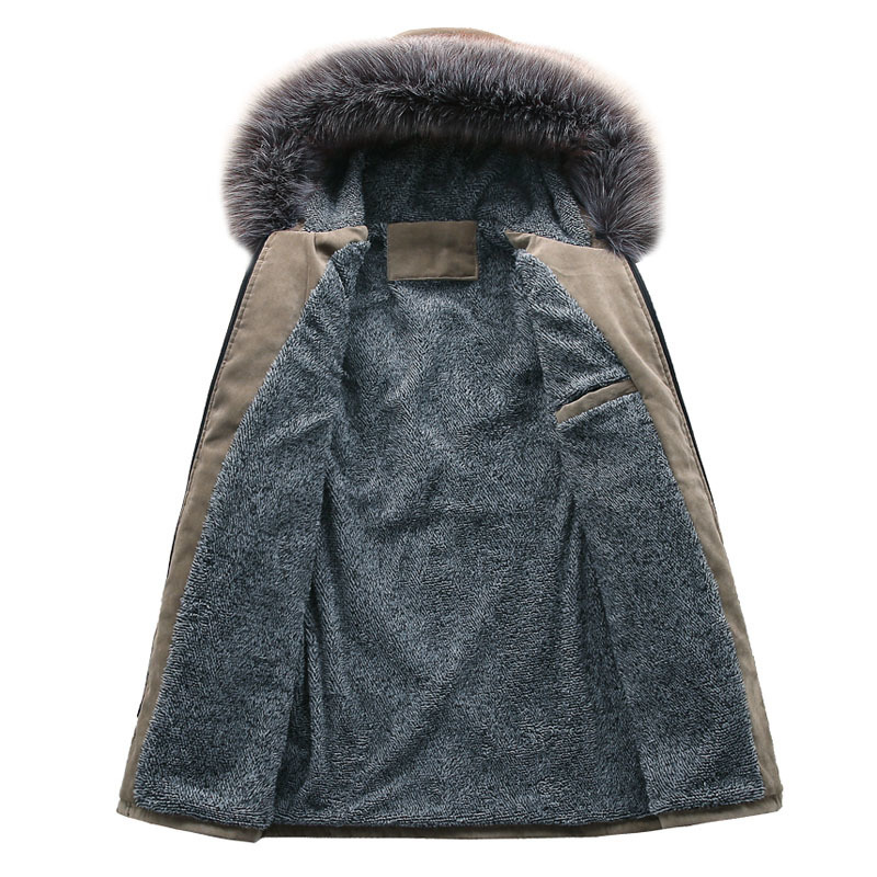 Men Long Parkas Cotton Padded Winter Jackets Coats Zipper Men's Casual Fashion Slim Fit Padded Jackets Coats Outwear Male 201127