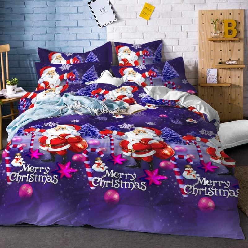 2-4PCS Queen/King/ Bedding Duvet Cover Set Christmas Santa Claus 3D Cotton Quilt Cover Bed Sheet Pillowcases Bedspread Gift, As pic
2-4PCS Queen/King/ Bedding Duvet Cover Set Christmas Santa Claus 3D Cotton Quilt Cover Bed Sheet Pillowcases Bedspread Gift, As pic