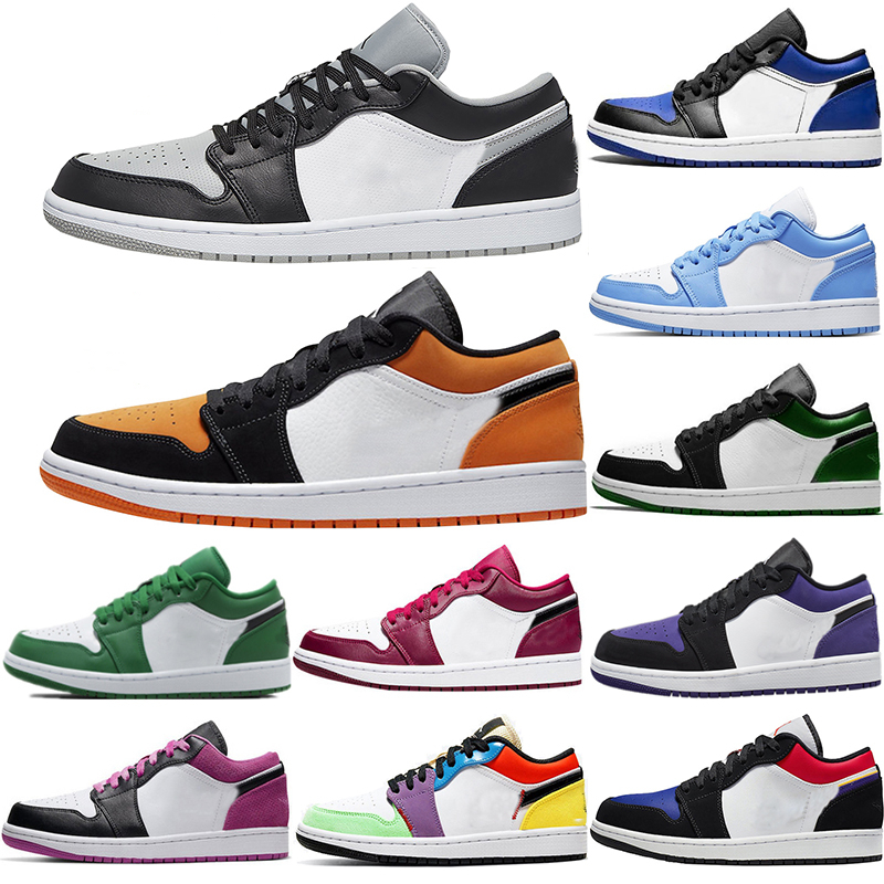 Jumpman 1 1s Low Mens Basketball Shoes Paris Multicolour Black Cyber Shattered Backboard UNC 1s Bred Toe Men Women Sports Trainers Sneakers
Jumpman 1 1s Low Mens Basketball Shoes Paris Multicolour Black Cyber Shattered Backboard UNC 1s Bred Toe Men Women Sports Trainers Sneakers