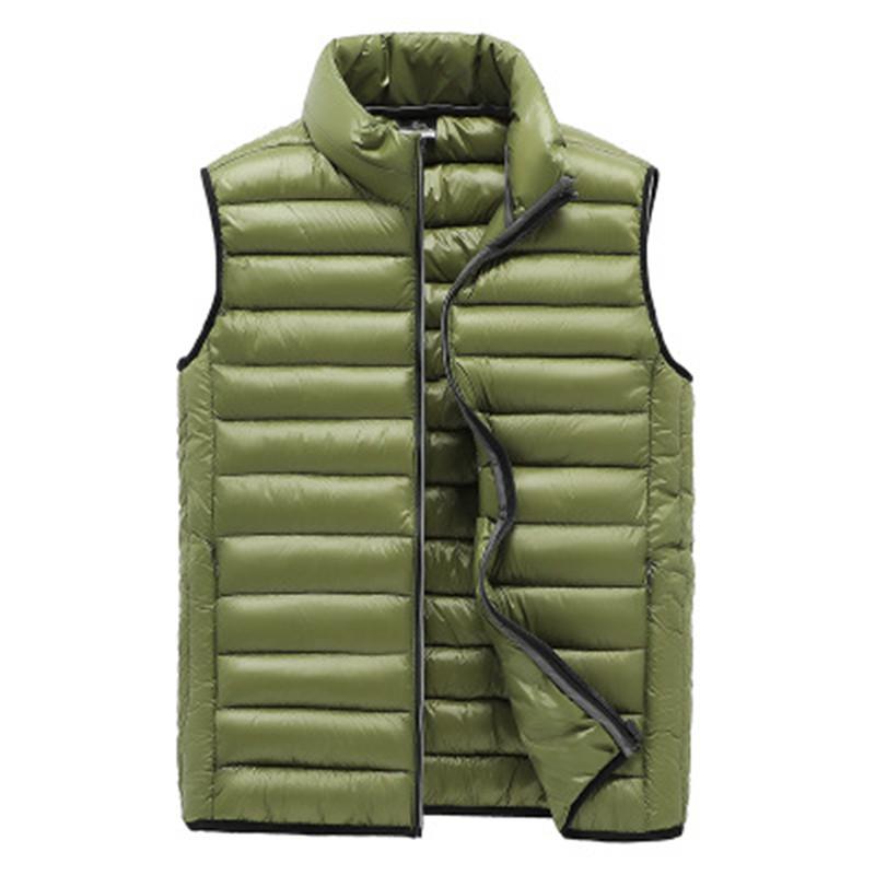 Man Vests Down Jacket Fashion Trend Stand-up Collar Lightweight Solid Color Vests Outerwear Designer Male Winter New Slim Casual Vest Coats, Black
Man Vests Down Jacket Fashion Trend Stand-up Collar Lightweight Solid Color Vests Outerwear Designer Male Winter New Slim Casual Vest Coats, Black