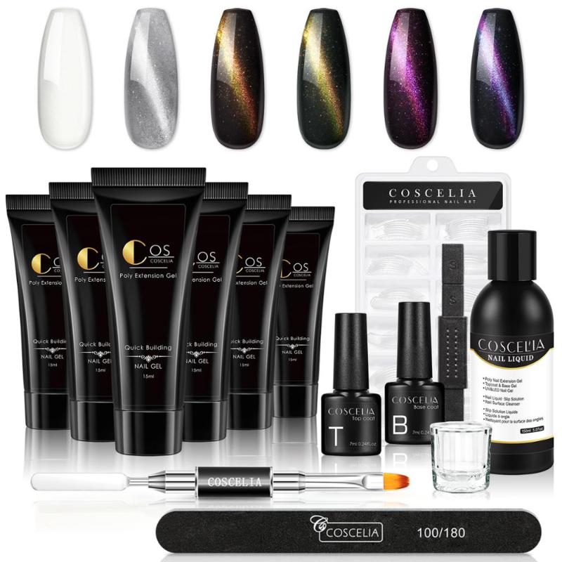 COSCELIA Gel Nail Polish Set Nail Extension Varnish Hybrid Polish Semi Permanent Varnish For Stamping All For Manicure
COSCELIA Gel Nail Polish Set Nail Extension Varnish Hybrid Polish Semi Permanent Varnish For Stamping All For Manicure
