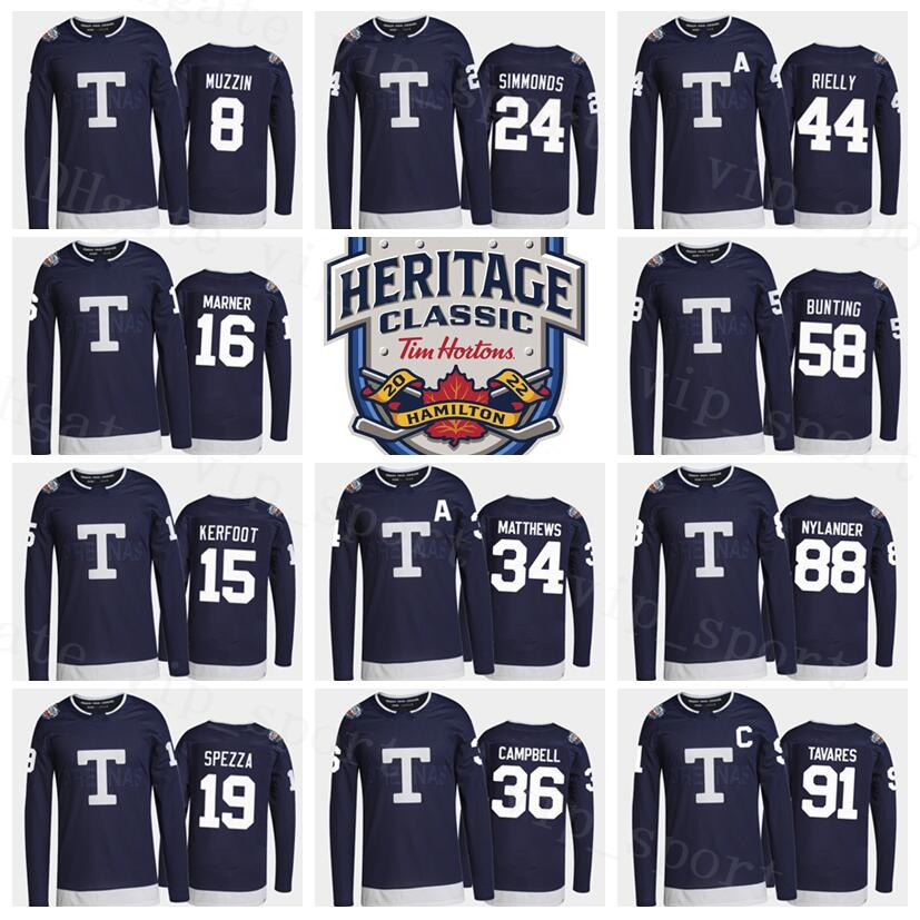 2022 Heritage Classic 36 Jack Campbell Jersey Hockey 24 Wayne Simmonds 58 Michael Bunting 8 Jake Muzzin 19 Jason Spezza 15 Alexander Kerfoot 34 Auston Matthews, Blue
2022 Heritage Classic 36 Jack Campbell Jersey Hockey 24 Wayne Simmonds 58 Michael Bunting 8 Jake Muzzin 19 Jason Spezza 15 Alexander Kerfoot 34 Auston Matthews, Blue