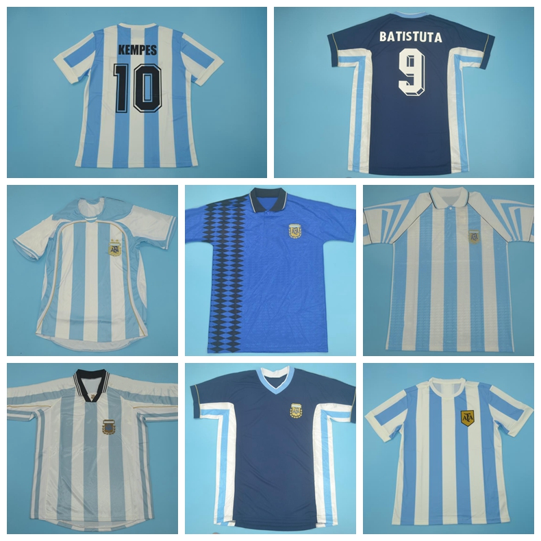 1978 1996 1998 2006 Argentina Retro MARADONA Soccer Jersey Vinatge BATISTUTA RIQUELME CRESPO GALLARDO ZANETTI VERON Football Shirt Kits, Black;yellow
1978 1996 1998 2006 Argentina Retro MARADONA Soccer Jersey Vinatge BATISTUTA RIQUELME CRESPO GALLARDO ZANETTI VERON Football Shirt Kits, Black;yellow