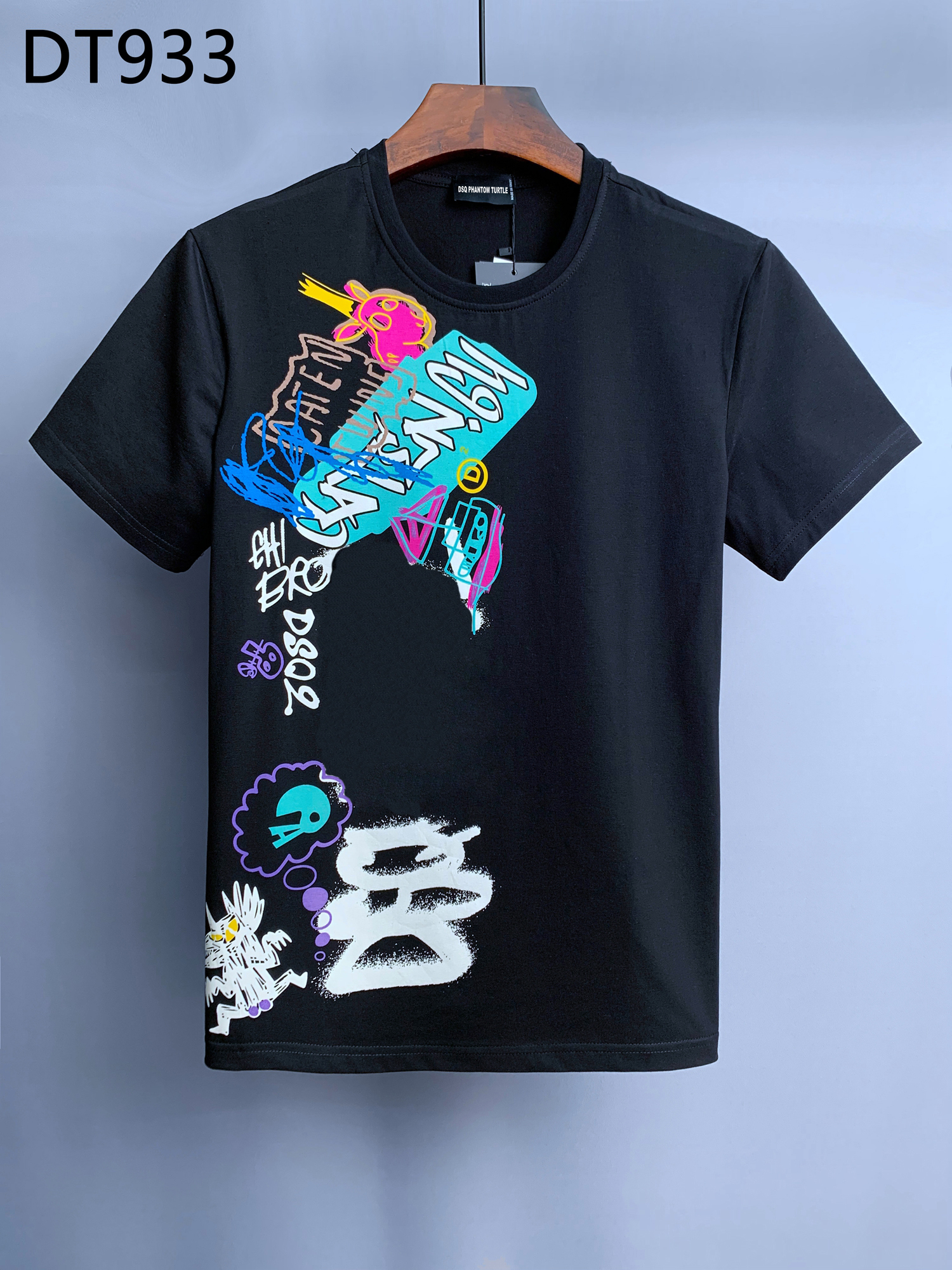 DSQ PHANTOM TURTLE 2022SS New Mens Designer T shirt Italy fashion Tshirts Summer DSQ Pattern T-shirt Male Top Quality 100% Cotton Tops 158289, Black
DSQ PHANTOM TURTLE 2022SS New Mens Designer T shirt Italy fashion Tshirts Summer DSQ Pattern T-shirt Male Top Quality 100% Cotton Tops 158289, Black