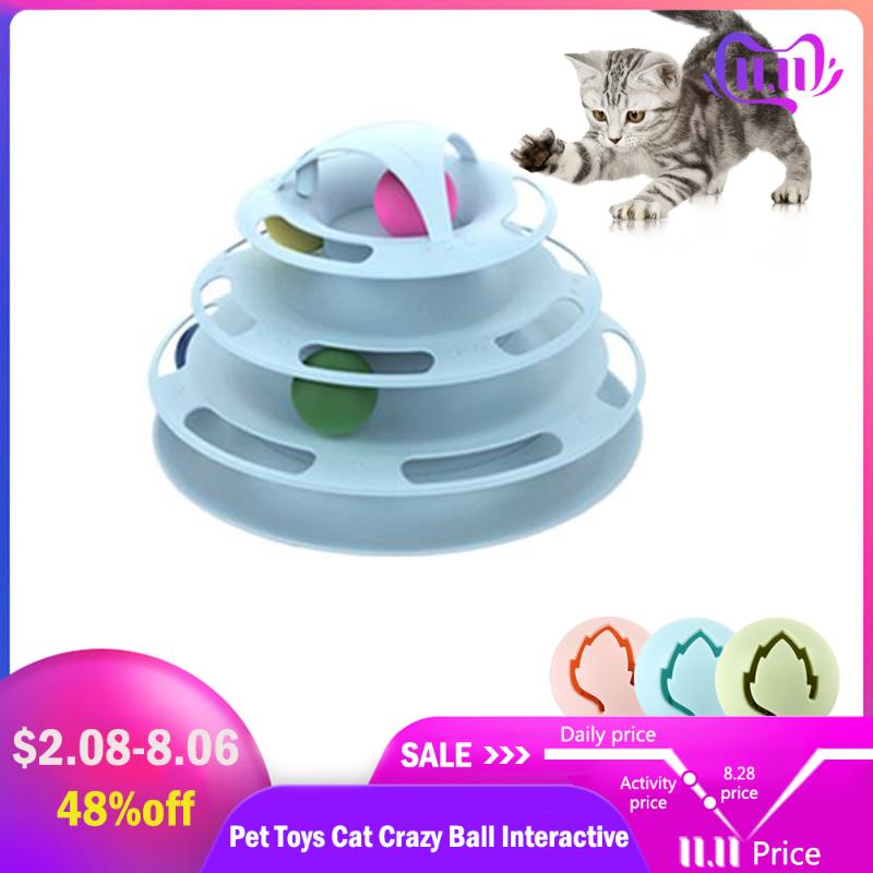 Funny Pet Toys Cat Crazy Ball Interactive Amusement Plate Play Turntable Cat Toy Pet IQ Training Playing Toys
Funny Pet Toys Cat Crazy Ball Interactive Amusement Plate Play Turntable Cat Toy Pet IQ Training Playing Toys