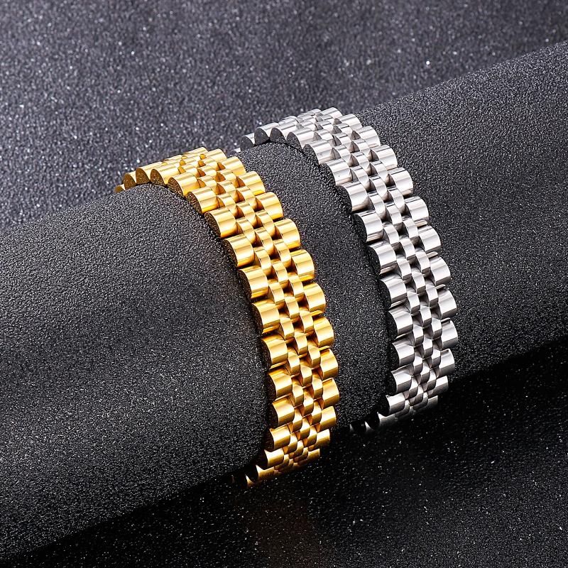 Link, Chain Luxury Gold Color Watch Strap Bracelet Men 316L Stainless Steel Mens Bracelets Jewellery Accessories Drop, Black
Link, Chain Luxury Gold Color Watch Strap Bracelet Men 316L Stainless Steel Mens Bracelets Jewellery Accessories Drop, Black