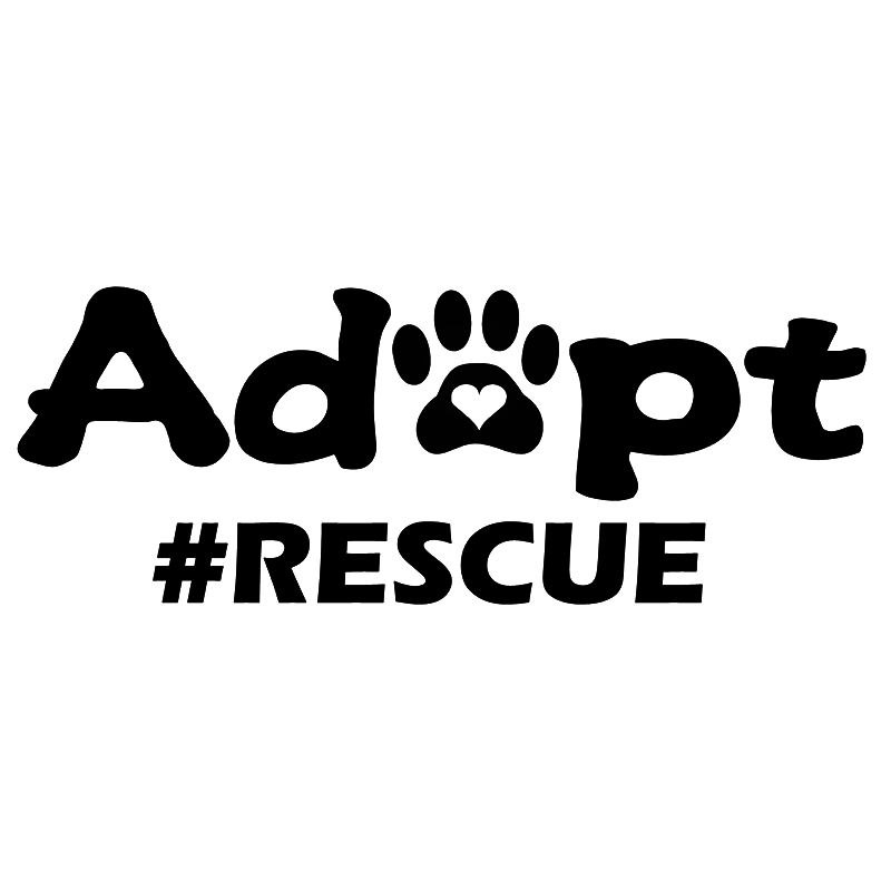 17*6.4cm ADOPT RESCUE PETS vinyl decal sticker Funny Car Window Bumper Novelty JDM Drift Vinyl Decal Sticker, Color
17*6.4cm ADOPT RESCUE PETS vinyl decal sticker Funny Car Window Bumper Novelty JDM Drift Vinyl Decal Sticker, Color