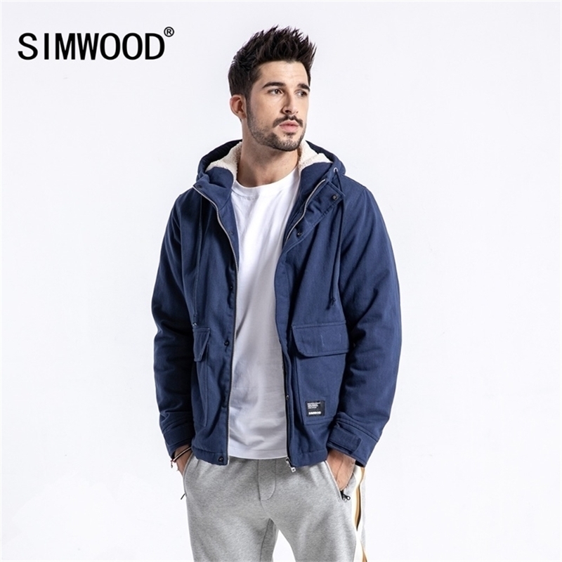 SIMWOOD Brand Winter Jacket Men Casual Slim Fit Thick Coats Fashion Hooded Velvet Parka Mens Plus Size Clothes Male 180531 201114, Light army green
SIMWOOD Brand Winter Jacket Men Casual Slim Fit Thick Coats Fashion Hooded Velvet Parka Mens Plus Size Clothes Male 180531 201114, Light army green