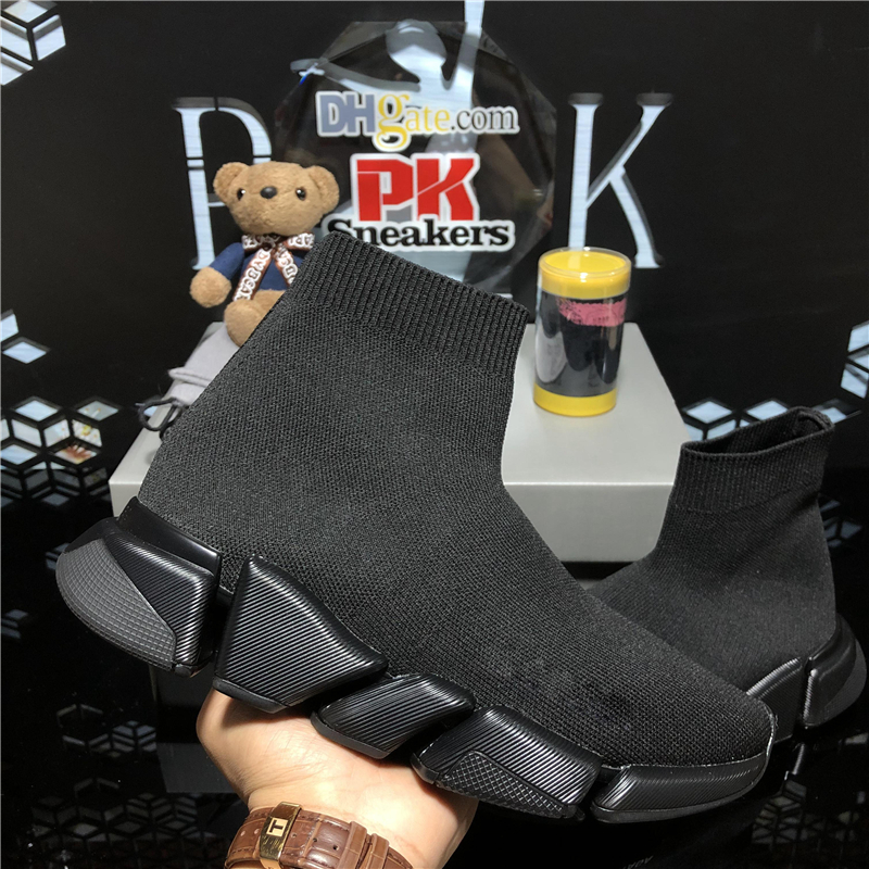 Top Quality Men Women Pairs Luxury Designers Socks Casual Shoes Fashion Speed 2.0 Trainer Triples Black Outdoor Platform Breathable Soft Trainers Sneakers With Box, Gifts
Top Quality Men Women Pairs Luxury Designers Socks Casual Shoes Fashion Speed 2.0 Trainer Triples Black Outdoor Platform Breathable Soft Trainers Sneakers With Box, Gifts