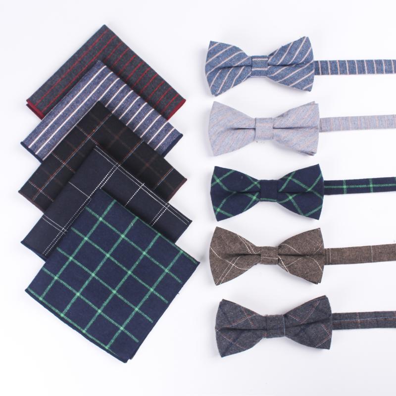 New Cotton Plaid Bowtie Handkerchief Set for Mens Wedding Cotton Party Ties Butterfly Necktie Slim Cravat
New Cotton Plaid Bowtie Handkerchief Set for Mens Wedding Cotton Party Ties Butterfly Necktie Slim Cravat