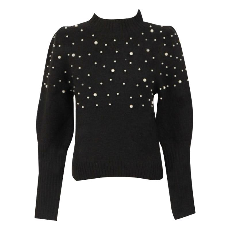New Elegant Sweaters for Women Korean Chic Exquisite Beading Pullovers Sweater Half Turtleneck Slim Fit Knitted Tops Clothes, Black
New Elegant Sweaters for Women Korean Chic Exquisite Beading Pullovers Sweater Half Turtleneck Slim Fit Knitted Tops Clothes, Black