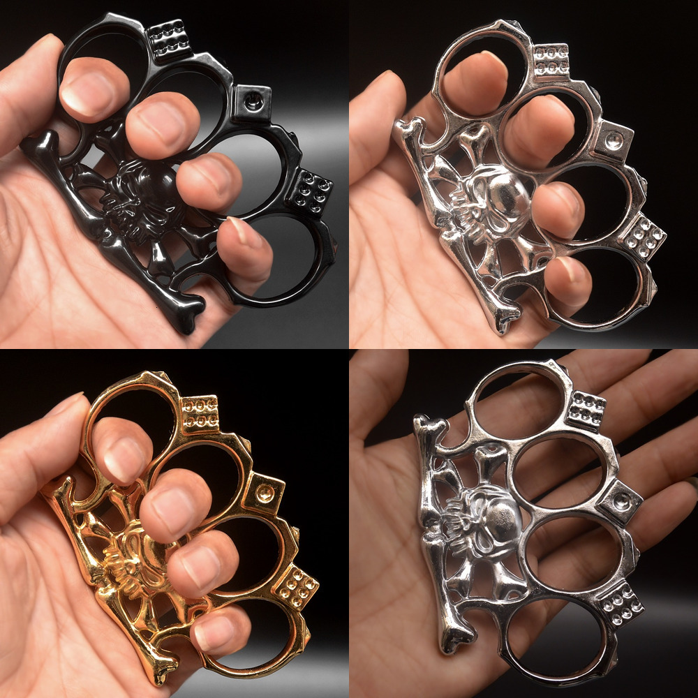 Skeleton Iron Four Finger Tiger Martial Arts Fighter Clasp Fist Clasp Tiger Finger Boxing Set Legal Self Defense Weapon Hand Brace Ring Itqj, Silver
Skeleton Iron Four Finger Tiger Martial Arts Fighter Clasp Fist Clasp Tiger Finger Boxing Set Legal Self Defense Weapon Hand Brace Ring Itqj, Silver