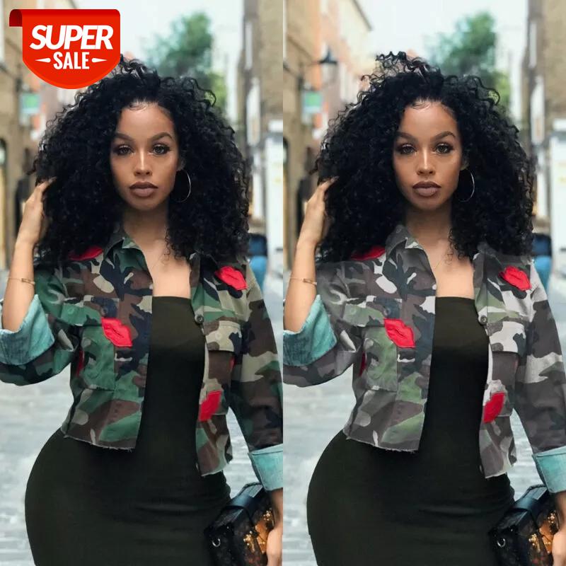 Camo Bomber Women Jacket Autumn Fashion Long Sleeve Turn-Down Slim Army Green Camouflage Short Coat Military Jacket Plus Size #jV9r, Black;brown
Camo Bomber Women Jacket Autumn Fashion Long Sleeve Turn-Down Slim Army Green Camouflage Short Coat Military Jacket Plus Size #jV9r, Black;brown