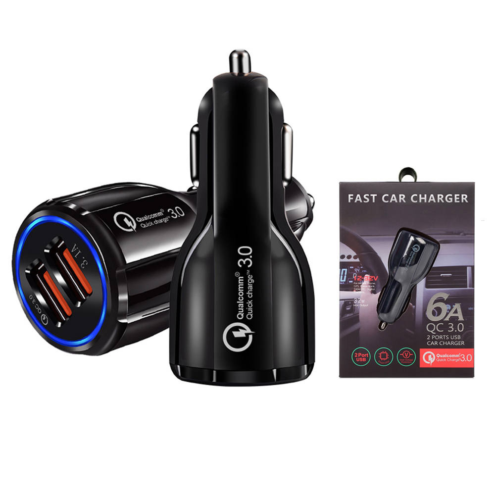Hot Sale Car Charger 5V 3.1A Quick Charge Dual USB Fast Charging For iPhone Samsung Huawei Xiaomi Moto Tablet With Retail Package
Hot Sale Car Charger 5V 3.1A Quick Charge Dual USB Fast Charging For iPhone Samsung Huawei Xiaomi Moto Tablet With Retail Package