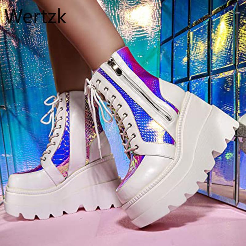 Plus Size Female Platform Boots Fashion Ladies Colorful Wedges High Heels Ankle Boots Women Party Shoes Woman Mujer1, Black
Plus Size Female Platform Boots Fashion Ladies Colorful Wedges High Heels Ankle Boots Women Party Shoes Woman Mujer1, Black