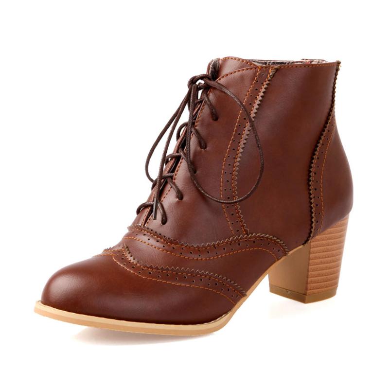 DORATASIA British Style Wood Chunky Heels Round Toe shoes lace Casual Shoes Woman Autumn Winter Short Ankle Boots, Brown fur
DORATASIA British Style Wood Chunky Heels Round Toe shoes lace Casual Shoes Woman Autumn Winter Short Ankle Boots, Brown fur