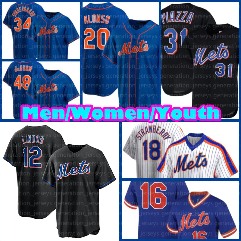 New York''Mets''Baseball Jersey Francisco Lindor Jacob deGrom Pete Alonso Max Scherzer James McCann Robinson Cano Starli, Blue;black
New York''Mets''Baseball Jersey Francisco Lindor Jacob deGrom Pete Alonso Max Scherzer James McCann Robinson Cano Starli, Blue;black