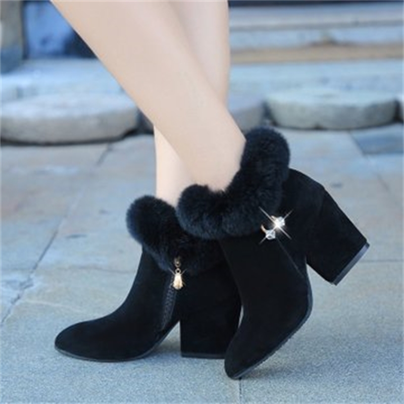 Warm Winter Fashion Pointed Ankle Sexy Rhinestones to Decoration Zipper Boots Women's Shoes Y4oa, Gray.
Warm Winter Fashion Pointed Ankle Sexy Rhinestones to Decoration Zipper Boots Women's Shoes Y4oa, Gray.