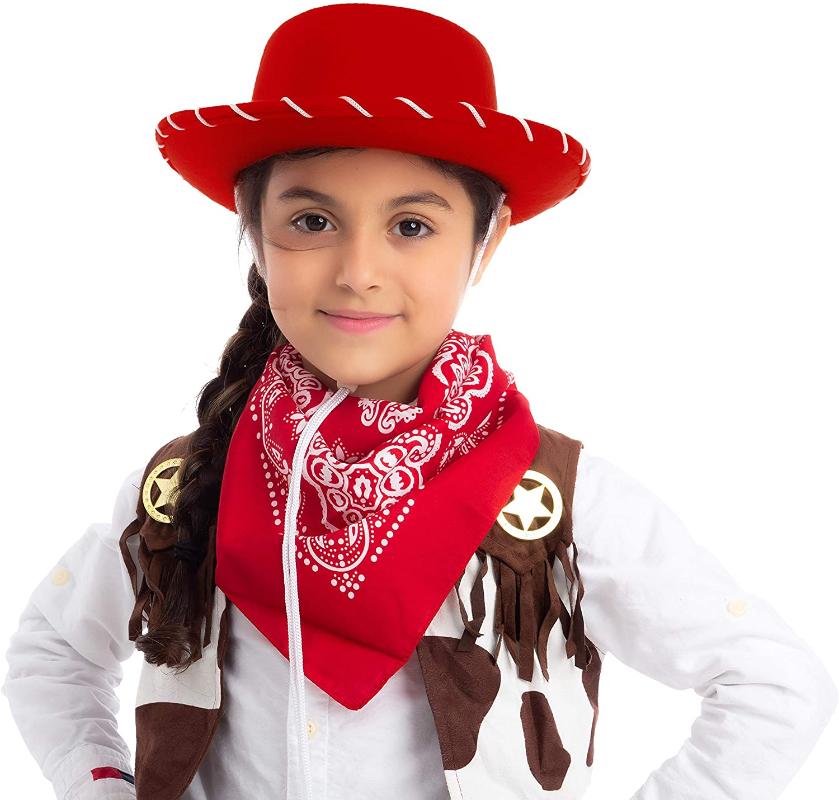 Children's Country Red Cowboy Felt Costume Hat Western Wide Brim Cowboy Cowgirl Hat for Holiday Decoration Costume Accessories
Children's Country Red Cowboy Felt Costume Hat Western Wide Brim Cowboy Cowgirl Hat for Holiday Decoration Costume Accessories