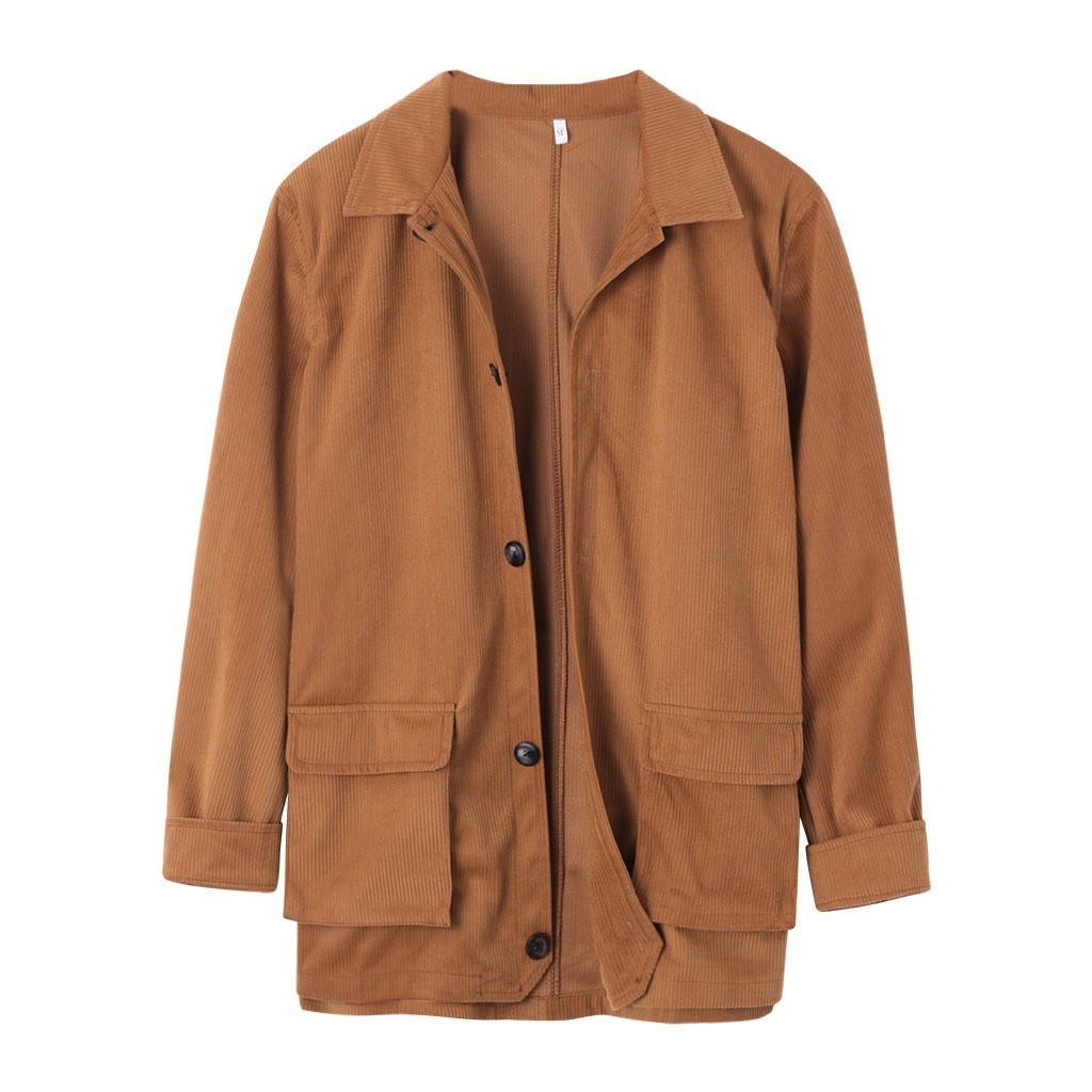 men winter corduroy jacket Fashion brown outerwear coat black slim parka pilot jacket for male casual social jacket coat 9# 201022