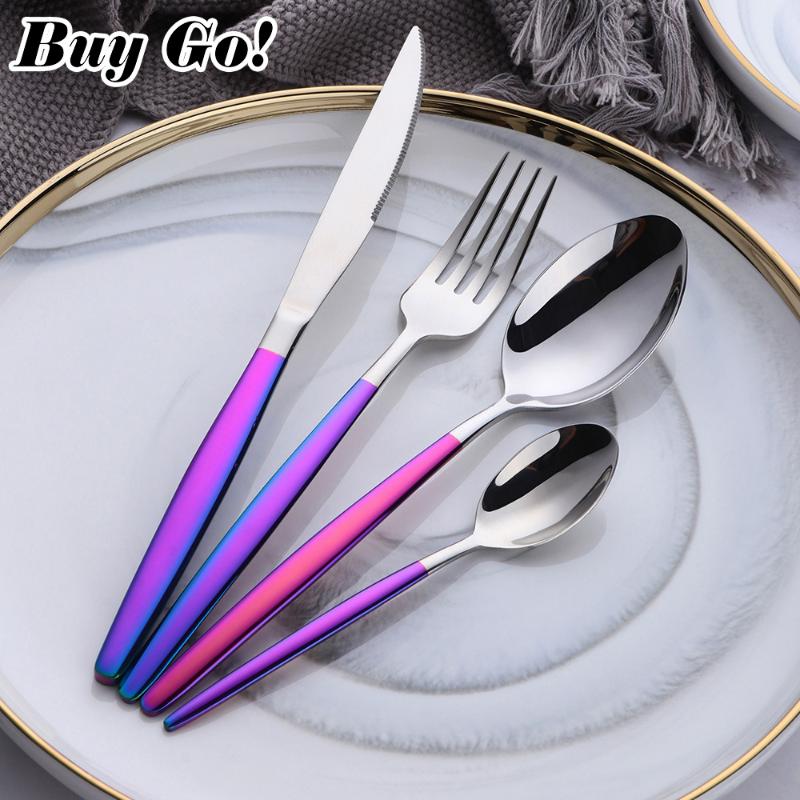 4Pcs/Set Flatware Set Black Handle Stainless Steel Knife Fork Set Silverware Dinnerware Utensil Kitchen Dining Cutlery
4Pcs/Set Flatware Set Black Handle Stainless Steel Knife Fork Set Silverware Dinnerware Utensil Kitchen Dining Cutlery
