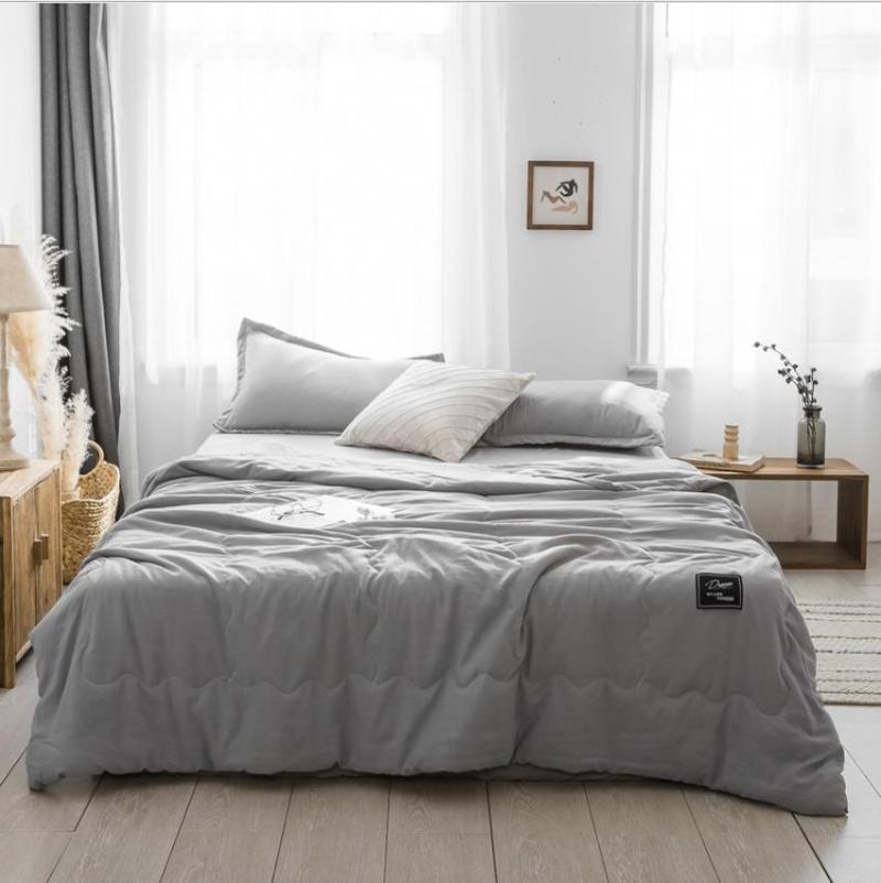 Summer Washed Cotton Air-conditioning Quilt Soft Breathable Blanket Thin solid color Comforter Bed Cover coverlet bed1
Summer Washed Cotton Air-conditioning Quilt Soft Breathable Blanket Thin solid color Comforter Bed Cover coverlet bed1