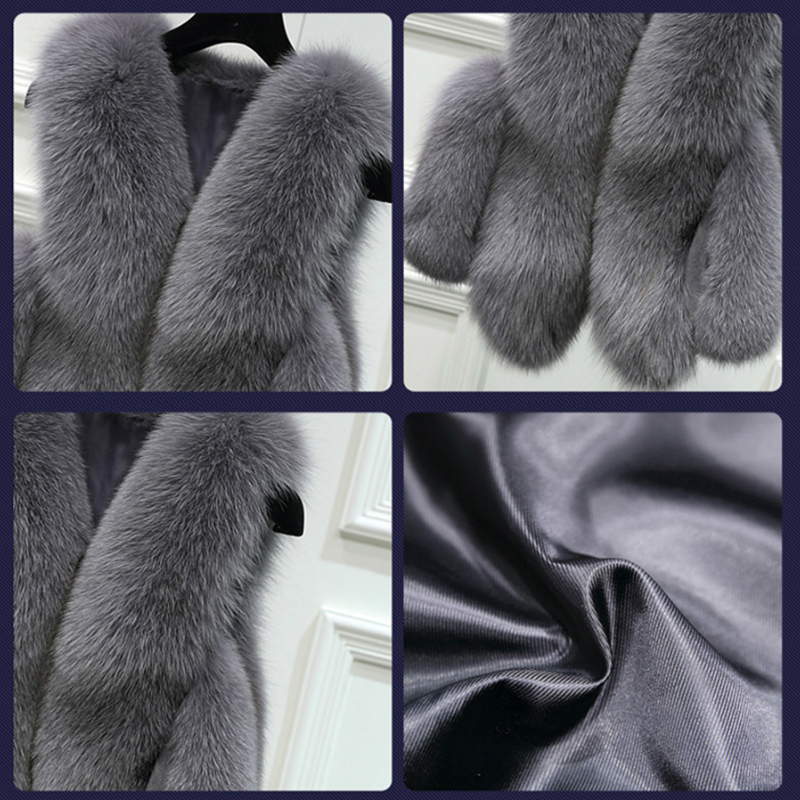 Faux Fur Coat Winter Fur Vest For Women Warm short waistcoat female casual loose Fur jacket sleeveless Women's Coat Vests 201211