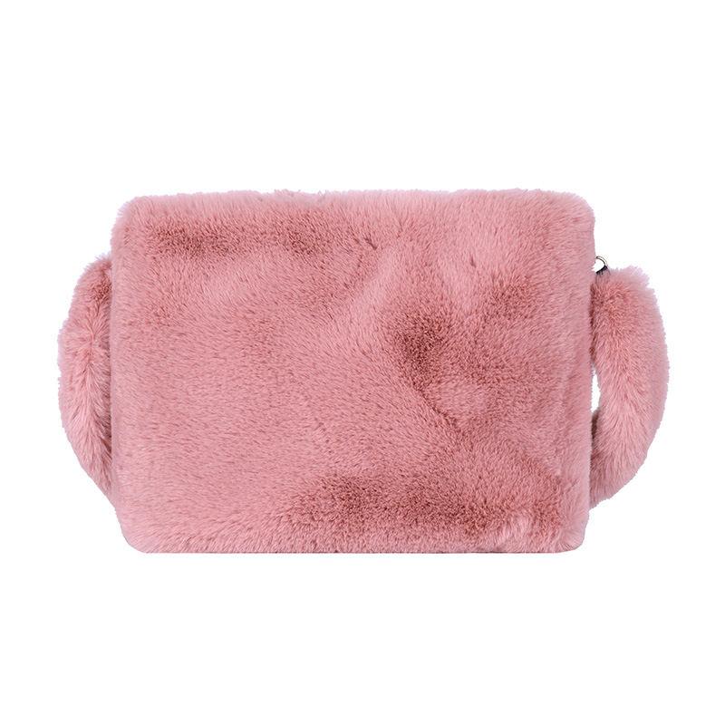 Plush Ladies Crossbody Bags Korean Style Female Handbag Casual Women's Shoulder Bags Solid Color Girls Purses Ms Messenger, Black
Plush Ladies Crossbody Bags Korean Style Female Handbag Casual Women's Shoulder Bags Solid Color Girls Purses Ms Messenger, Black