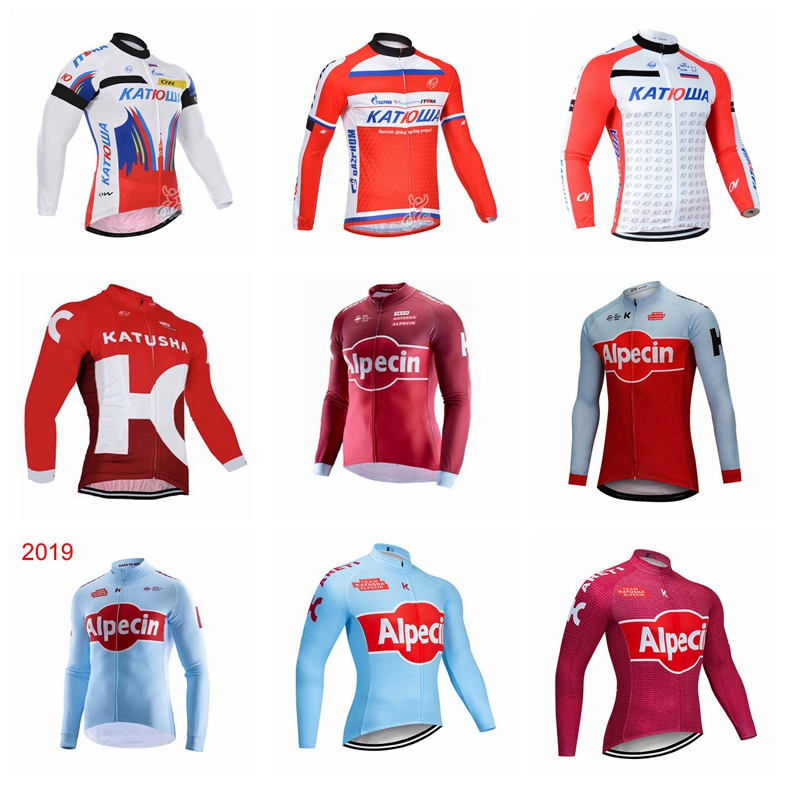KATUSHA Team Mens Cycling Jersey Mtb Bike shirt Ropa Ciclismo Long sleeves Bicycle Clothes Outdoor sports uniform bicycling clothes 102124, Black
KATUSHA Team Mens Cycling Jersey Mtb Bike shirt Ropa Ciclismo Long sleeves Bicycle Clothes Outdoor sports uniform bicycling clothes 102124, Black