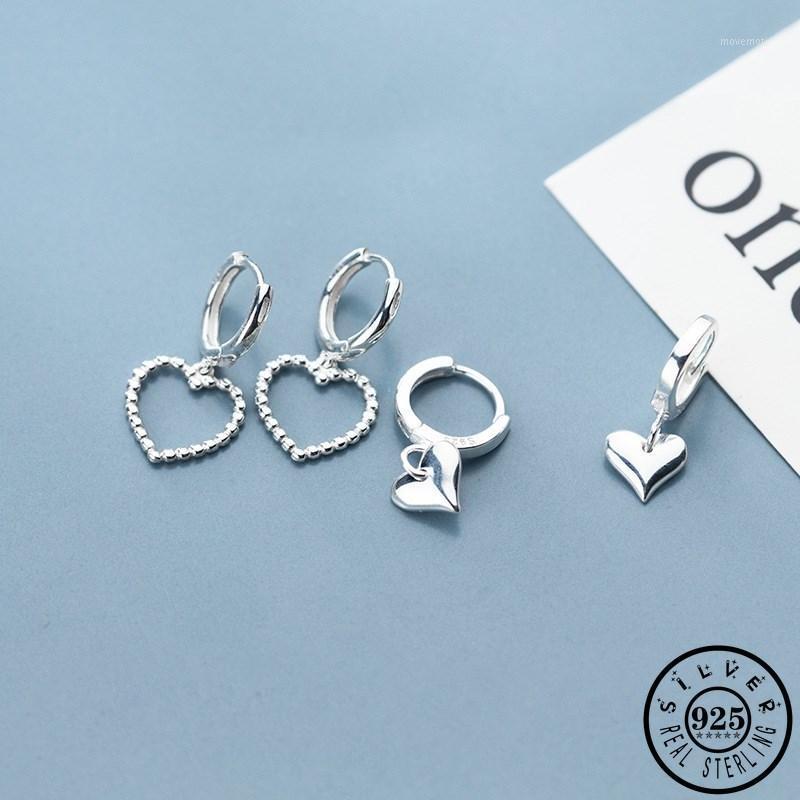 925 Sterling Silver Heart Shape Pendant Ear Rings Earings Trendy Korean Hoops Piercing Earrings Jewelry for Women1
925 Sterling Silver Heart Shape Pendant Ear Rings Earings Trendy Korean Hoops Piercing Earrings Jewelry for Women1
