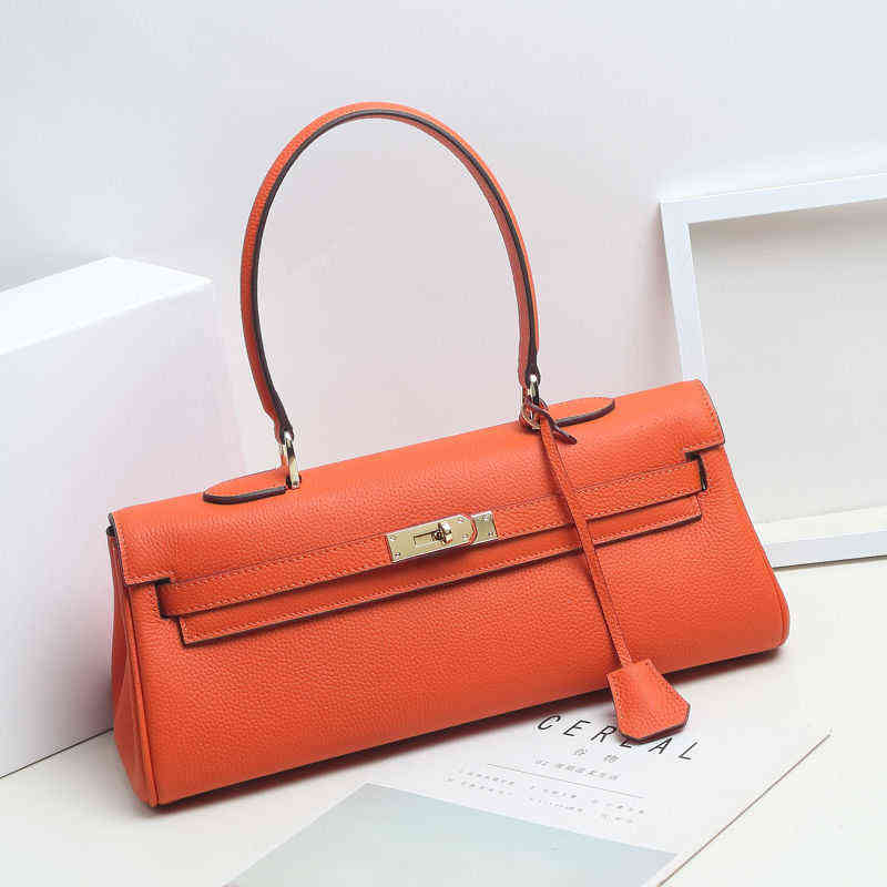 Net Red Underarm Method Stick Bag Leather High Sense Fashion Pop French Minority Platinum Hand-held Shoulder, Orange
Net Red Underarm Method Stick Bag Leather High Sense Fashion Pop French Minority Platinum Hand-held Shoulder, Orange