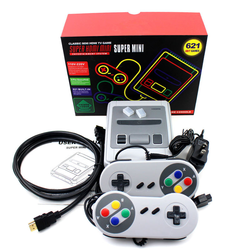 621 Mini HDMI Video Game Consoles Portable Games For NES Classic Nostalgic Host Cradle Output Retro Game Console with retail box MQ15
621 Mini HDMI Video Game Consoles Portable Games For NES Classic Nostalgic Host Cradle Output Retro Game Console with retail box MQ15