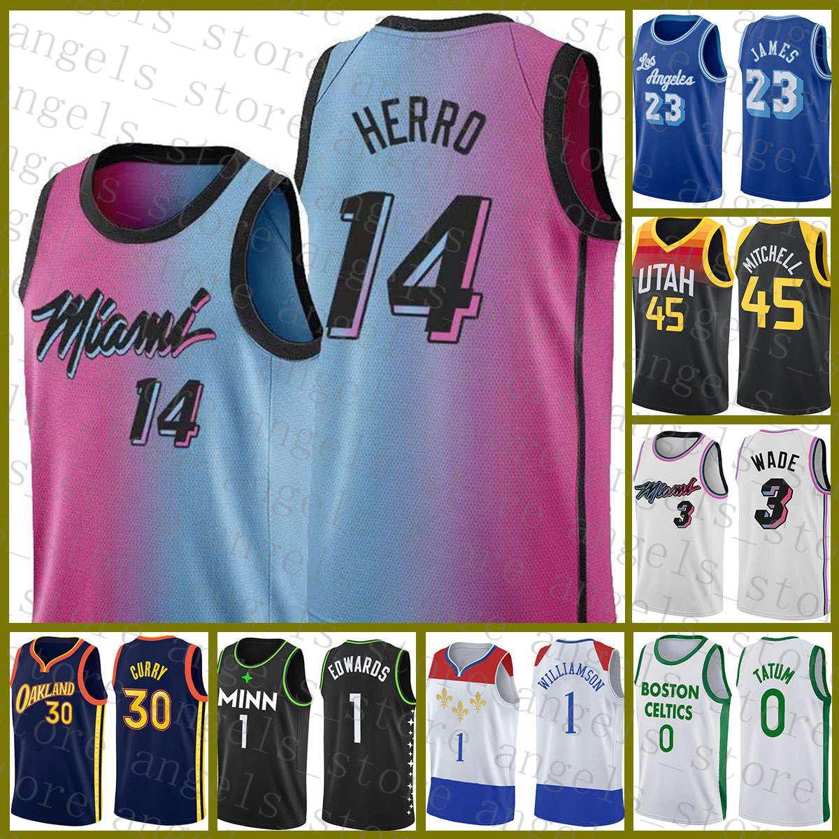 Tyler Herro MiamiHeatNew Heats Anthony Edwards Devin Booker Jamal Murray 2020 2021 New Donovan Mitchell basketball Jersey, Jersey-rehuo
Tyler Herro MiamiHeatNew Heats Anthony Edwards Devin Booker Jamal Murray 2020 2021 New Donovan Mitchell basketball Jersey, Jersey-rehuo
