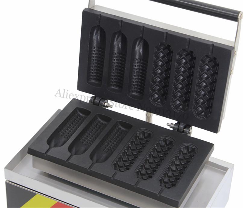 Street 3 French Muffin Hotdog + 3 Corn Hot Dog Waffle Maker Stainless Steel Sausage Lolly Waffle Machine 220V 110V
Street 3 French Muffin Hotdog + 3 Corn Hot Dog Waffle Maker Stainless Steel Sausage Lolly Waffle Machine 220V 110V