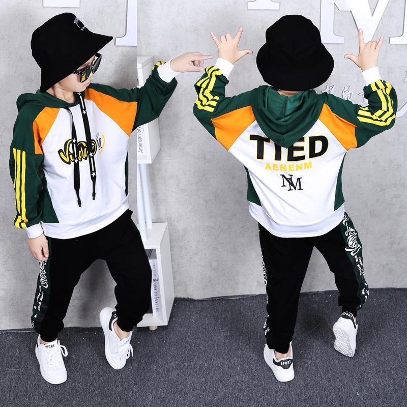 New Kids Tracksuit Boys Clothes Set Hip-hop Dnace Costume Sport Suit for Girls Teen Hoodies Haren Pants Outfits For 3 -14 Years1, Green
New Kids Tracksuit Boys Clothes Set Hip-hop Dnace Costume Sport Suit for Girls Teen Hoodies Haren Pants Outfits For 3 -14 Years1, Green