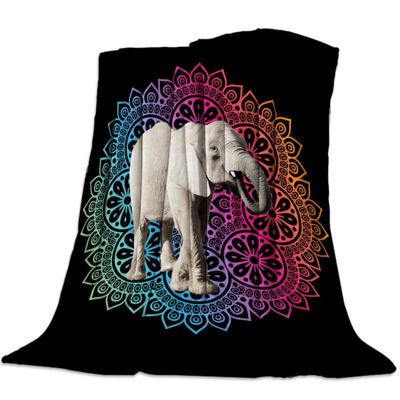 Flannel Blanket for Bed Colorful Mandala And Elephant Throw Blanket Portable Soft Sofa Bed Sheets for Picnic
Flannel Blanket for Bed Colorful Mandala And Elephant Throw Blanket Portable Soft Sofa Bed Sheets for Picnic