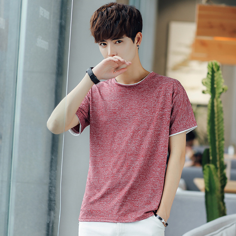 2021 brand new short-sleeved T-shirt men's round neck solid color casual T shirt men's wear Tshirt half-sleeved T-shirt kg-298, Red
2021 brand new short-sleeved T-shirt men's round neck solid color casual T shirt men's wear Tshirt half-sleeved T-shirt kg-298, Red