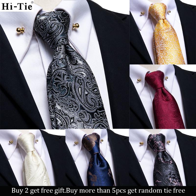 Bow Ties Hi-Tie Designer Black Solid Paisley Silk Wedding Tie For Men Hanky Cufflink Gift Mens Necktie Gravata Set Business Drop
Bow Ties Hi-Tie Designer Black Solid Paisley Silk Wedding Tie For Men Hanky Cufflink Gift Mens Necktie Gravata Set Business Drop