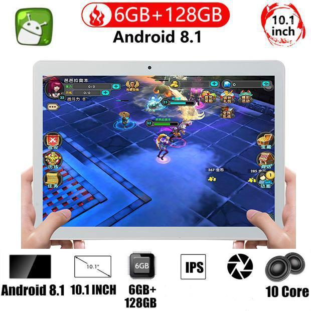 Hot) 2020 Android 9.0 Tablet Pc 6GB +128GB 10.1 Inch Tablet 10 Core Dual SIM Card pad Pro Phone 4G Call Wifi Android Tablets1, Black
Hot) 2020 Android 9.0 Tablet Pc 6GB +128GB 10.1 Inch Tablet 10 Core Dual SIM Card pad Pro Phone 4G Call Wifi Android Tablets1, Black