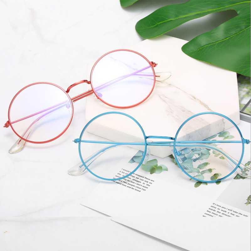 Fashion Sunglasses Frames Colorful Round Female Glasses Alloy Pink Blue Frame Student Myopia Optical Zero Retro Women Eyeglasses
Fashion Sunglasses Frames Colorful Round Female Glasses Alloy Pink Blue Frame Student Myopia Optical Zero Retro Women Eyeglasses