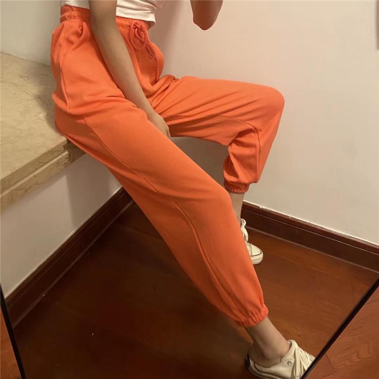 Female Trousers, Solid Color Elastic High Waist Sweatpants Ankle Banded Pants for Women, /M/L/XL
Female Trousers, Solid Color Elastic High Waist Sweatpants Ankle Banded Pants for Women, /M/L/XL