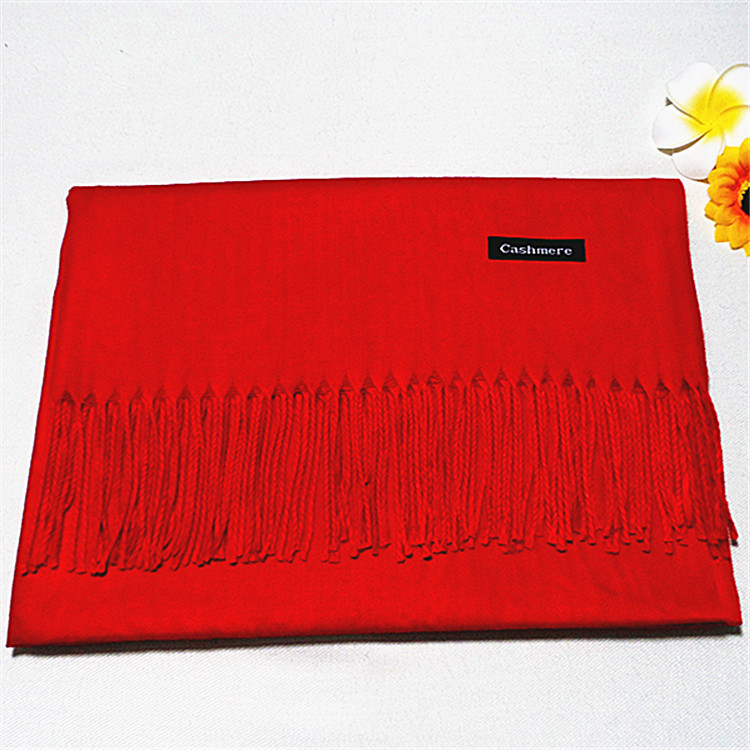Women Solid Color Cashmere Scarves With Tassel Lady Winter Autumn Long Scarf Thinker Warm Female Shawl Hot Sale Men Scarf