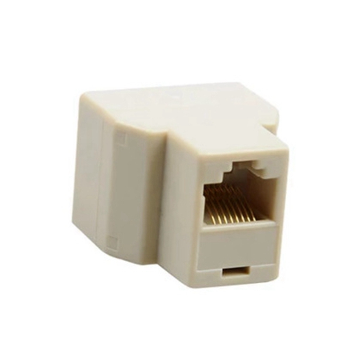RJ45 Ethernet LAN Network Y Splitter 2 Way Adapter 3 Port Coupler Plug Cable Joiner Adapter